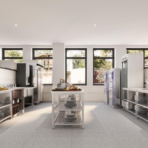 现代后厨3D模型下载